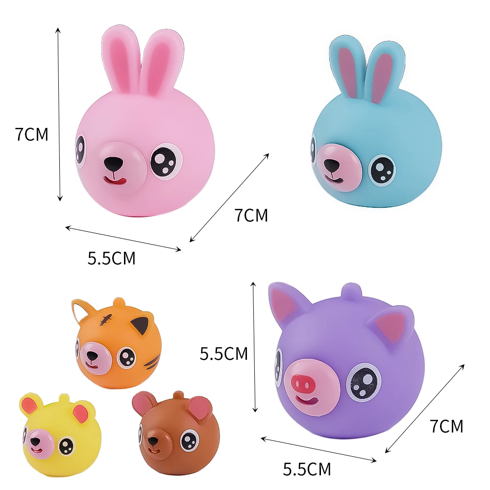 Funny Talking Animal Pinch Press Ball Tongue Out Stress Reliever Toys for Kids Adult Baby Toy 2023 Soft Rebound Toy Slow Rising 2