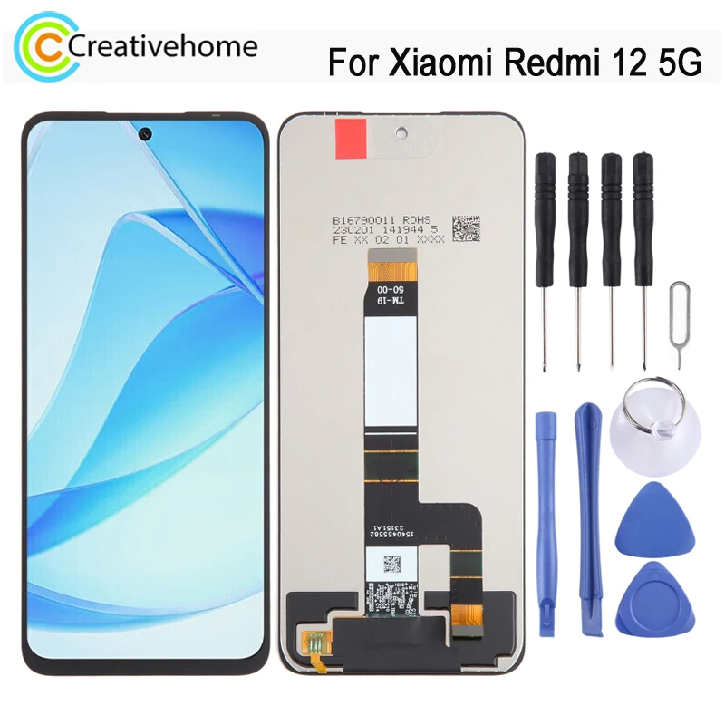 

6.79-inch LCD Screen Display For Xiaomi Redmi 12 5G Phone Touch Panel with Digitizer Full Assembly Repair Spare Part