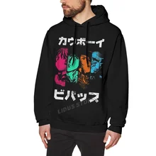 

Bebop Noir (color) Cowboy Bebop Hoodie Sweatshirts Harajuku Creativity Street clothes 100% Cotton Streetwear Hoodies tops