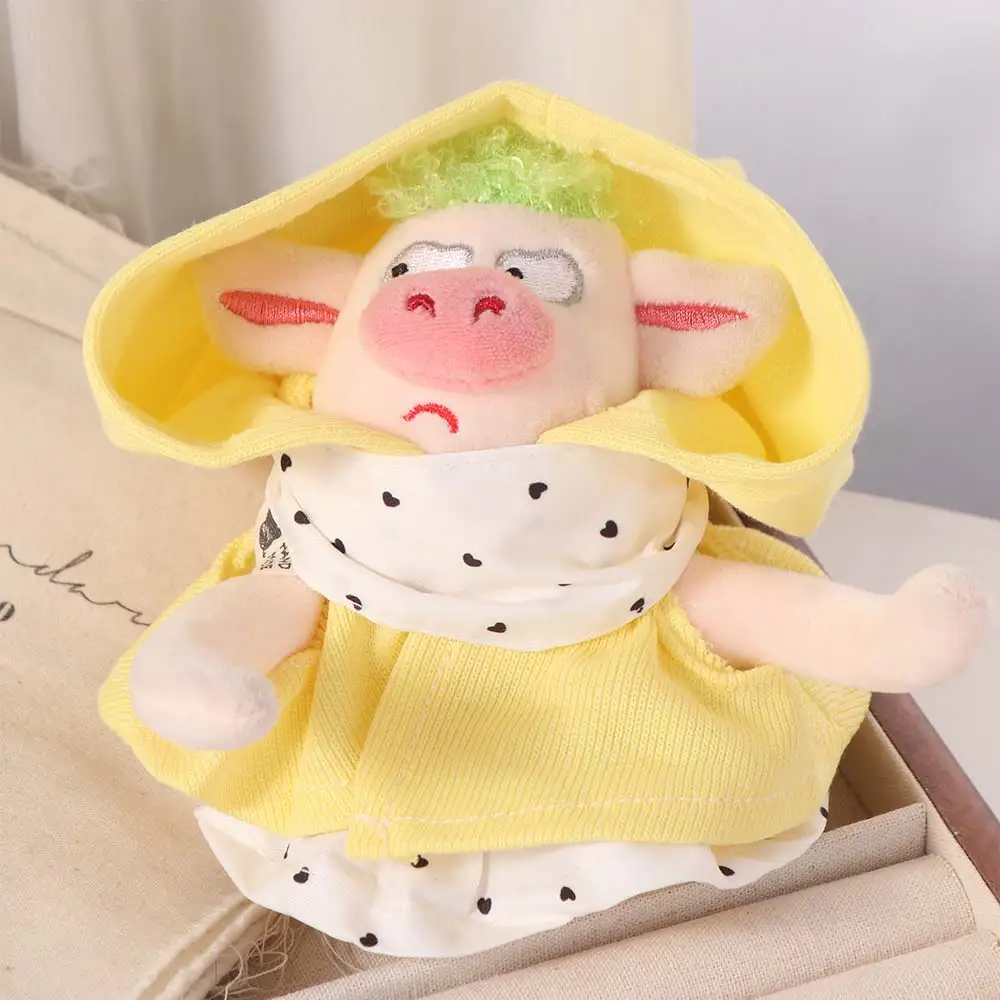 Elven Cloak 20cm Cotton Clothes Skirt with Shoes Cute Clothes Cartoon Yellow Hat Cotton 's Clothes 20cm Cotton