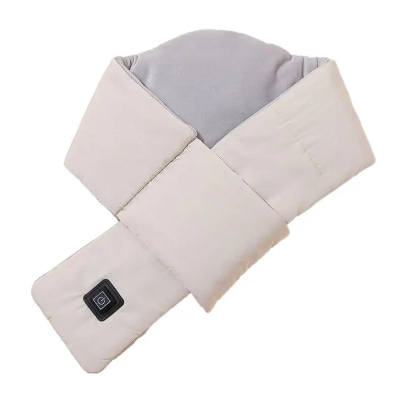 

Уличный теплый шарф с электрическим подогревом, нагревательные подушечки с тремя режимами регулировки, USB-нагреватель, тепловой шарф, шейный бандаж, теплый нагрудник