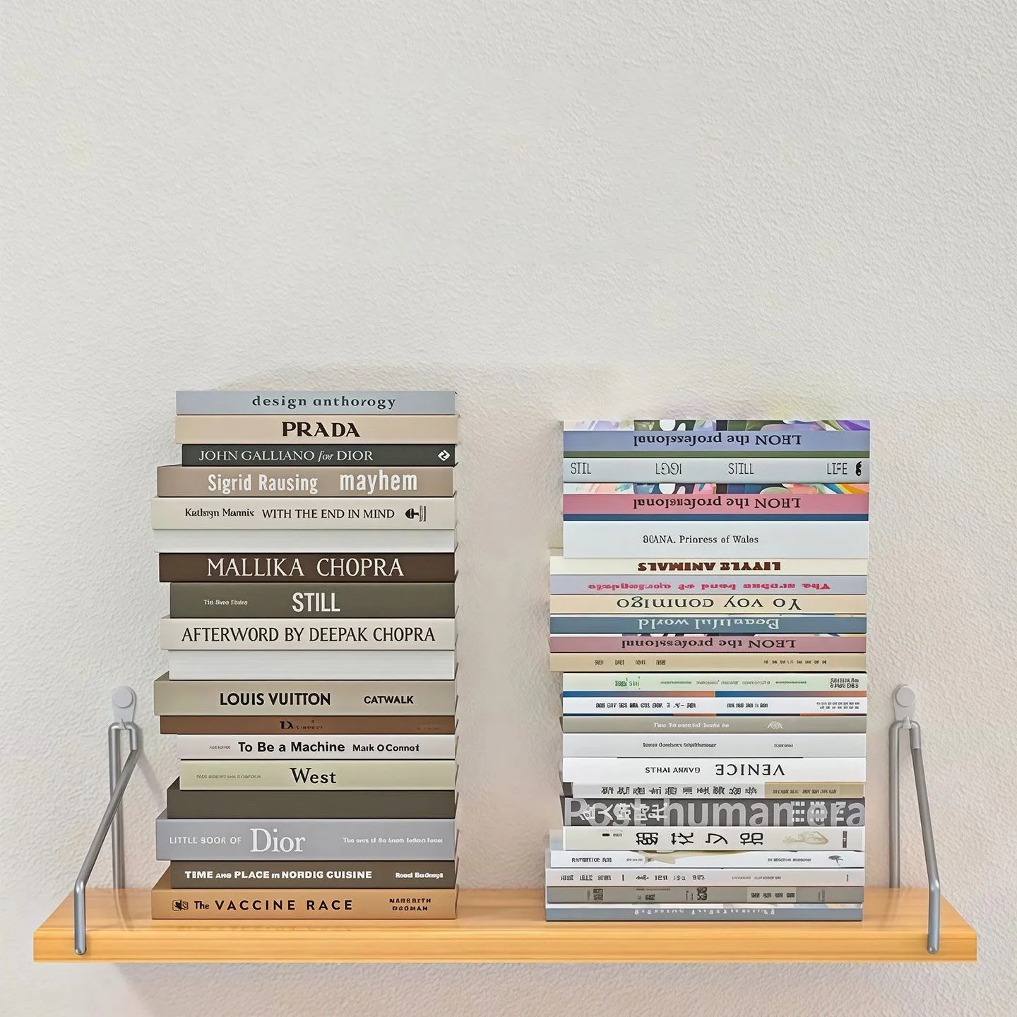 Étagère murale flottante en bois, support de rangement mural, étagère murale sans perçage, pour bibliothèque murale, 1 pièce