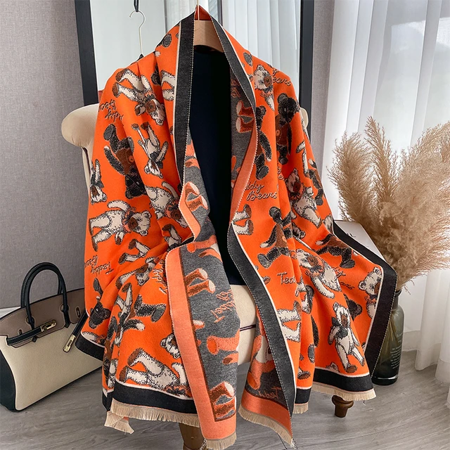 Women's Cashmere Scarf Luxury Brand  Scarf Ladies Cashmere Luxury Brand -  Luxury - Aliexpress