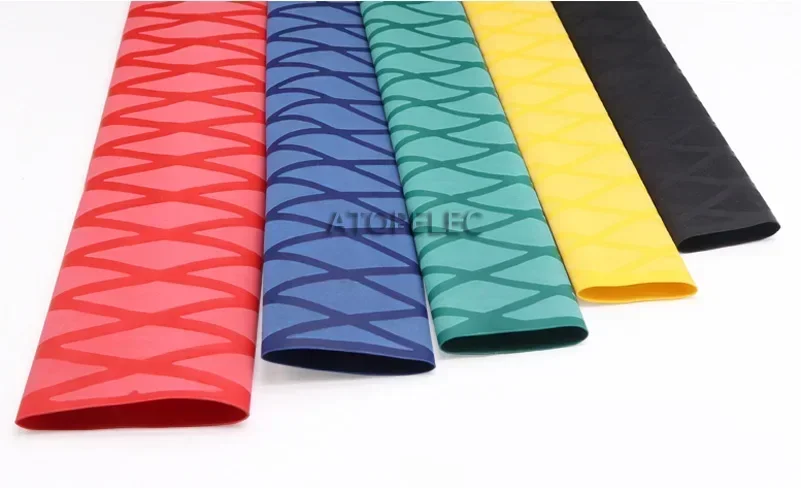 1M Non Slip 2:1 Heat Shrink Tube 15-50mm Wrap Fishing Rod Racket Bicycle Handle Tools Grip Anti Skid Insulation Waterproof