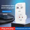 New Smart Timing Socket Controller Automatic Power-off Programmable Countdown Timer Switch 230V Charger With USB Type-C 5