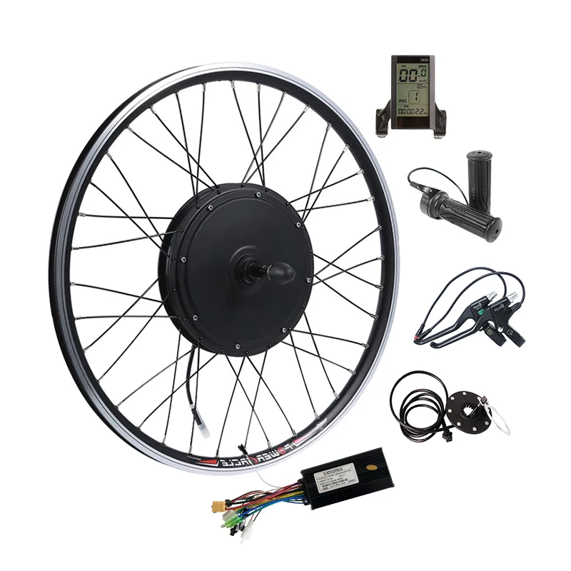 36V/48V 500W Ebike Electric Bicycle Retrofit Kit Motor Front/Rear Bike