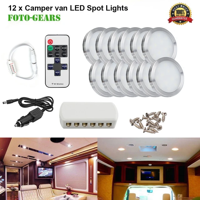 4PCS LED 12v Camping Car Ceiling Lamp RV Reading Lamp Boat Camper Trailer  RV Interior Lamp Car Interior Lights For Car Home - AliExpress