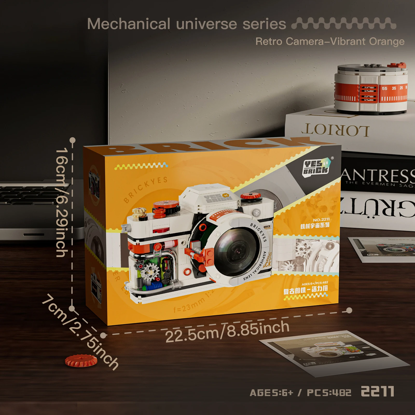 Mechanical Building Blocks DIY 3D Puzzle Model Kit