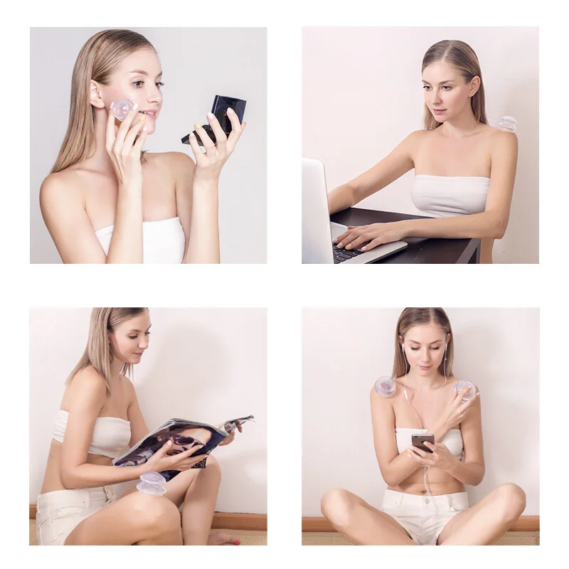 4pcs Silicone Vacuum Cupping Massager for Back GuaSha Cup Body Suction Ventosas Anti-Cellulite Skin Lift Cupping Jars Slim