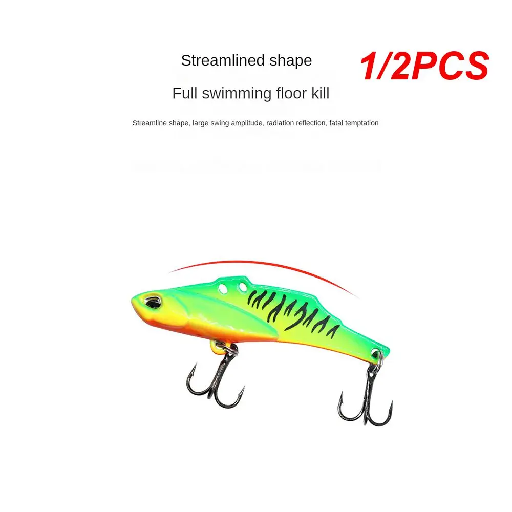 

1/2PCS Metal Vib 5/8/12/17/23g Blade Lure Wobblers Fishing For Lipless Vibrating Spoon Sinking Artificial Baits Bass Pike Perch