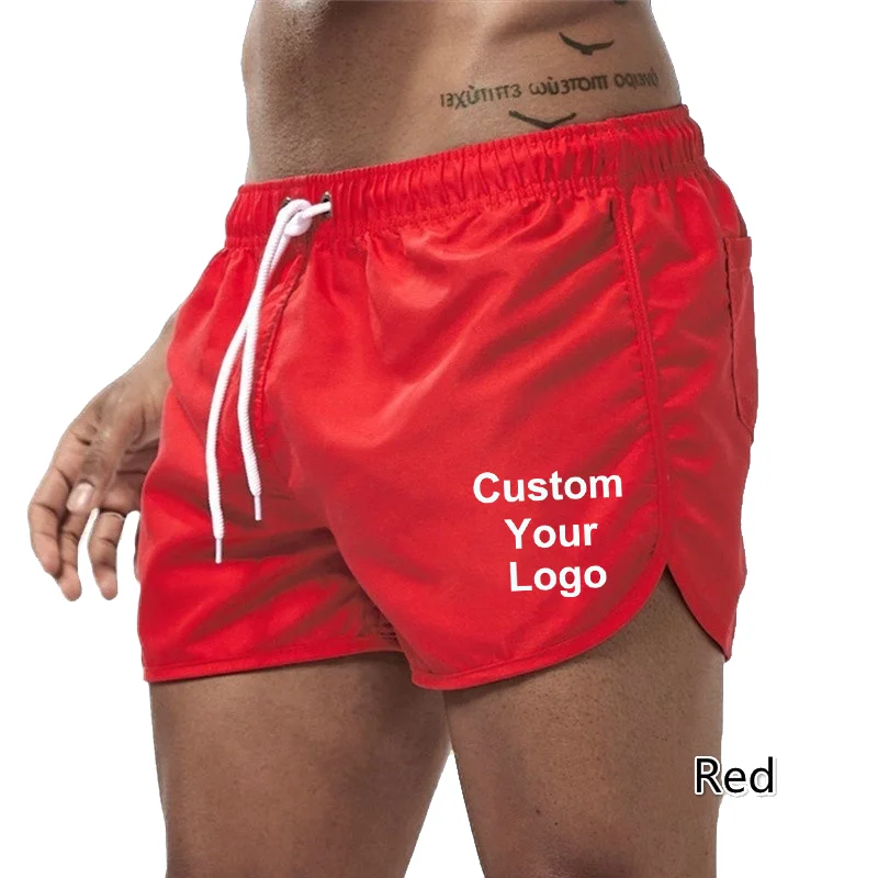 Summer Fashion Custom Your Logo quick-drying shorts men's swimwear beach shorts swimwear shorts beachwear sports 4