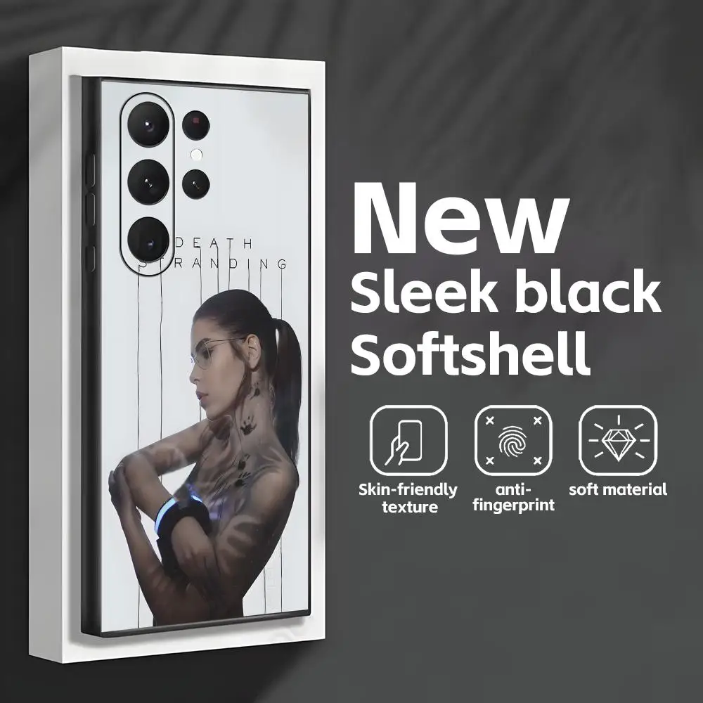 Soft Black Phone Case Inspired by HOT GAME Death Stranding