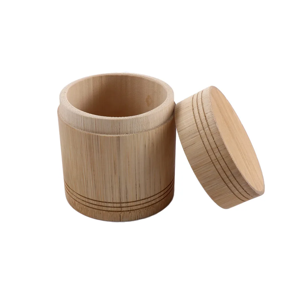 Handmade Tea Box Bamboo Storage Box Tea Canister Lid Seal Kitchen Storage Jars Accessories Spice Case Organizer tea tin box,tea canister