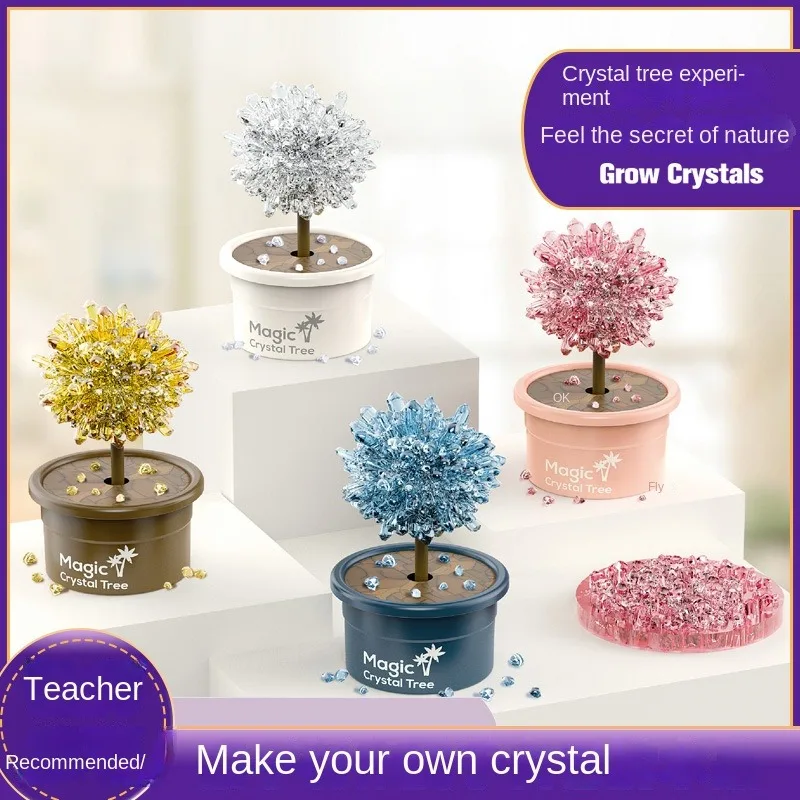 

Small Science Experiment Crystal Planting Magic Tree Primary School Diy Handmade 3-6 Years Old Children's Gift Craft Toys