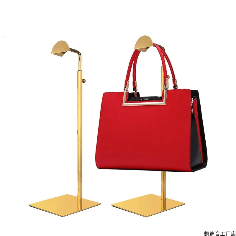 Tabletop Purse Display Stand - Set of Two Tabletop T Bar Handbag Display  Stand 