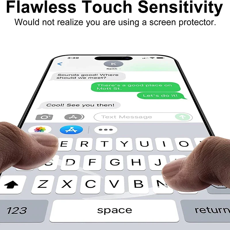 Enhanced Privacy Screen - Black Anti-Spy Protective Glass