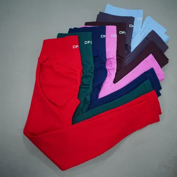 DFDK Women Seamless High Waist Yoga Leggings Butt Lifting Tummy Control Compression Slim Tight Gym Running Fitness Sport Pants