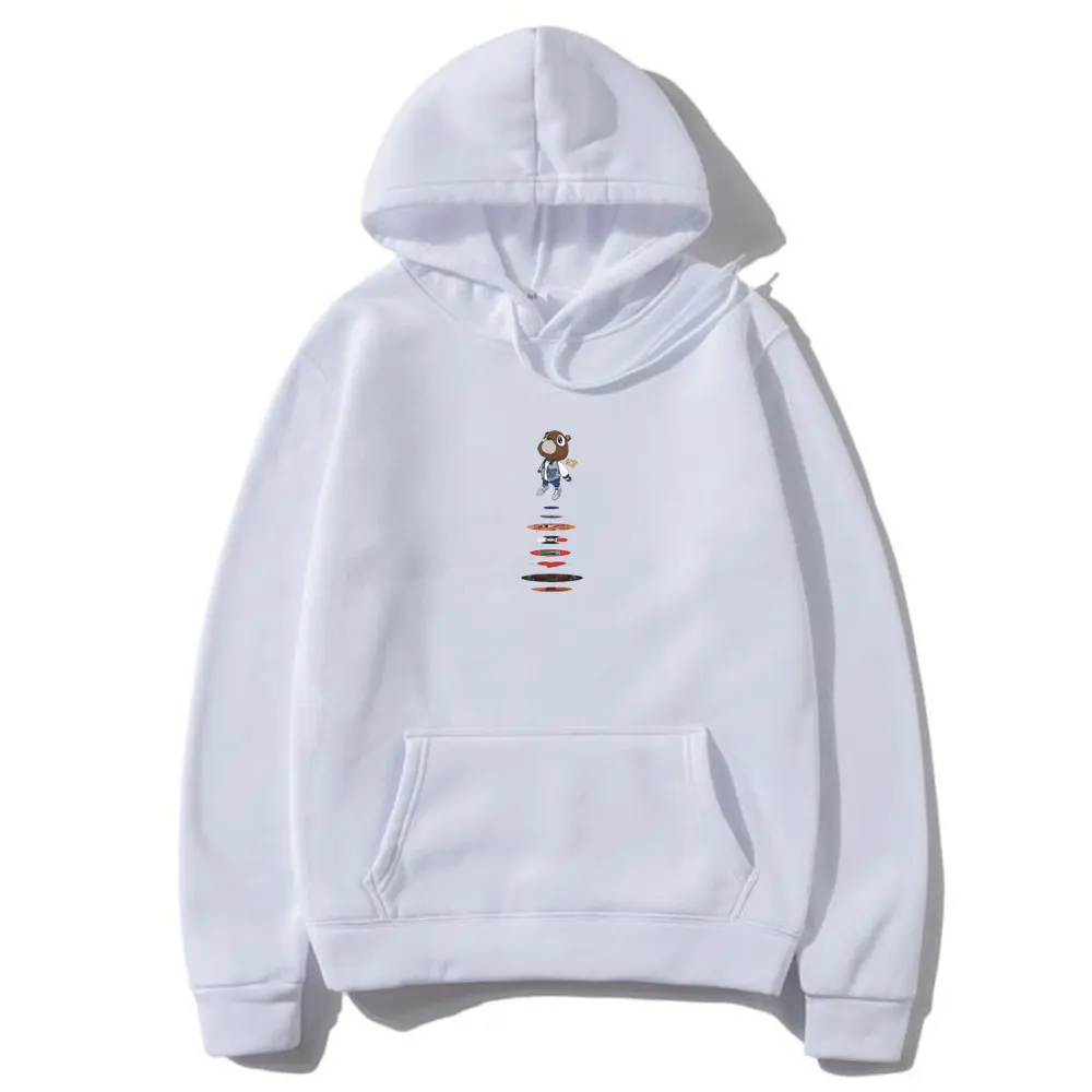 

Best Famous Rapper Kanye West Graduation The College Dropout Graphic Hoodie Men Fashion Hip Hop Sweatshirt Male Fleece Hoodies