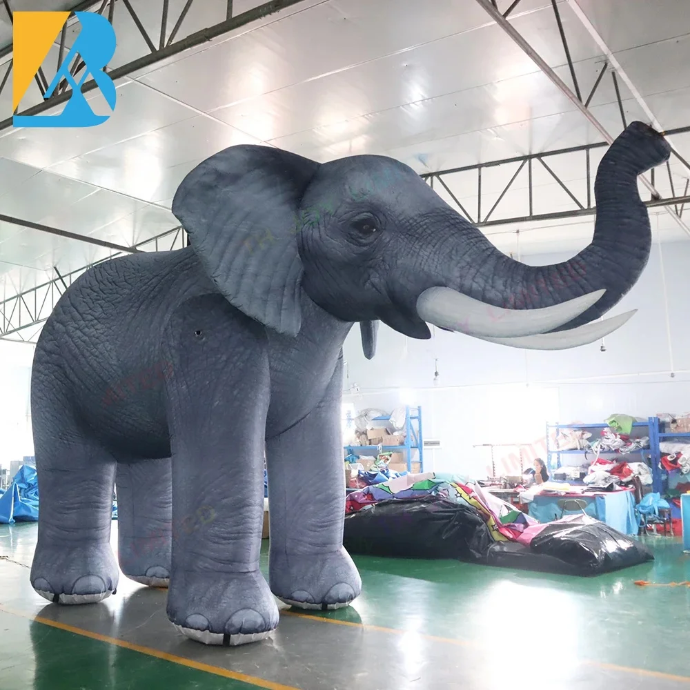 ●BLUE ELEPHANT●大人気★BIN 送料関税込み Safari Ltd. African Bull Elephant Figurine - Realistic 7.6