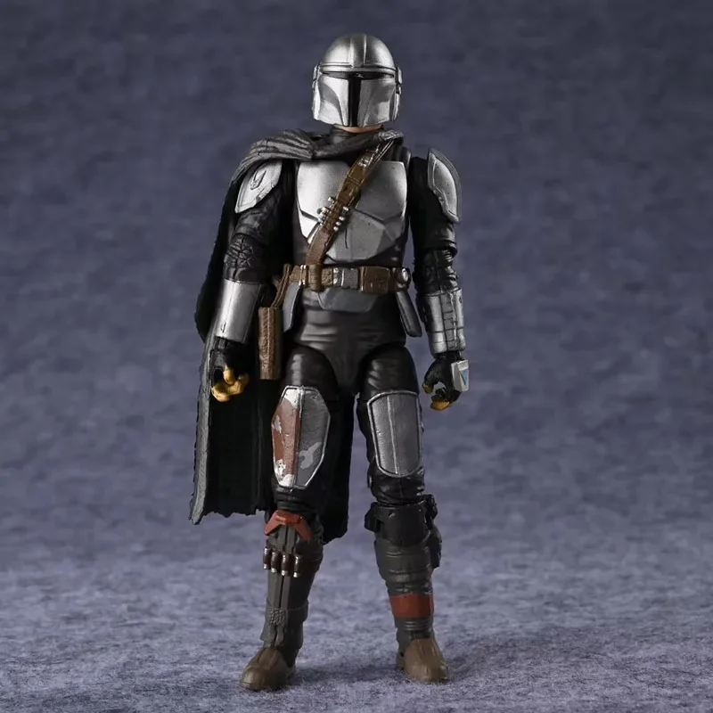 The Mandalorian And The Child Baby Yoda Star Wars 6 Pollici Anime Figure Black Series Din Djarin Pvc Action Figure Model Dolls Gift