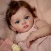 60CM Finished Doll Cuddle Body Reborn Tutti Toddler Girl Doll Hand Painted Doll High Quality