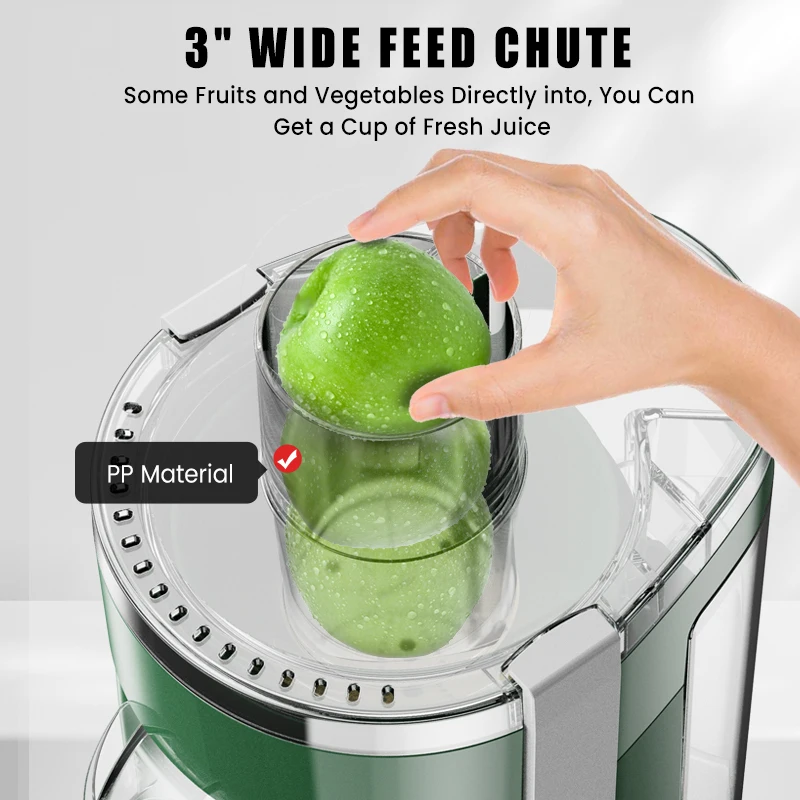 Compact Fruits Juicer , Juice Extractor Machine Multiple Safety Features Easy Operation Centrifugal Extractor Speed Adjustable 3