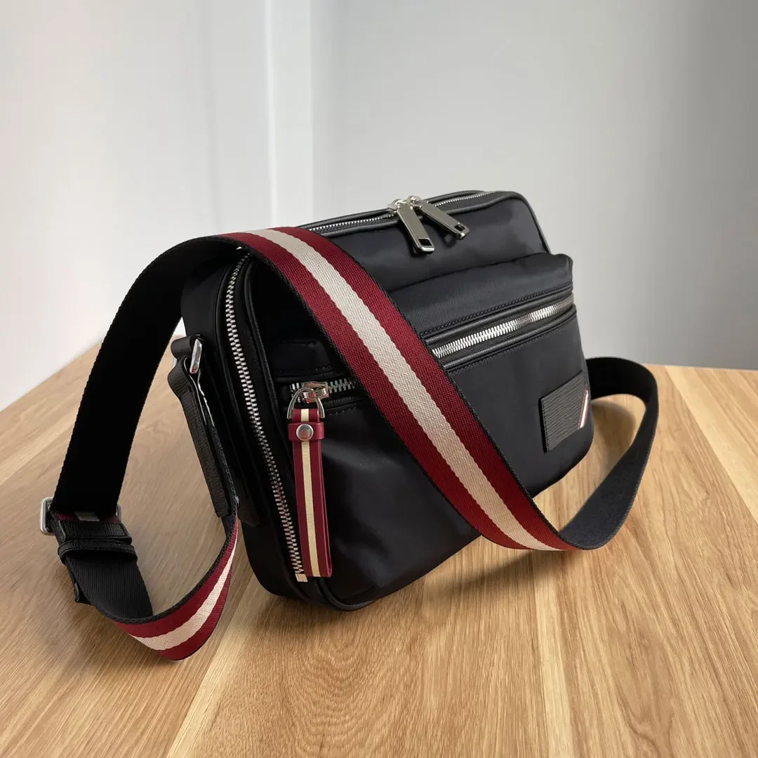 Fashion Ba Brand Bags Men's Bag New Nylon CrossBag Classic Striped Casual Single Shoulder Messenger Bag Fashion Camera Bag