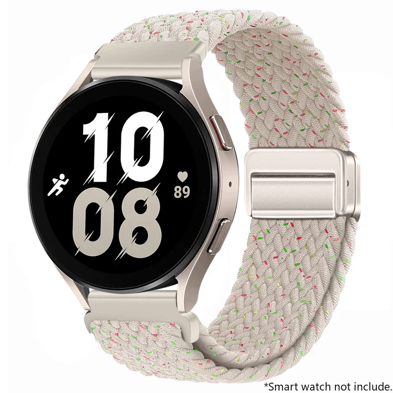 Adjustable Nylon Buckle Strap for Smartwatches - 22mm/20mm
