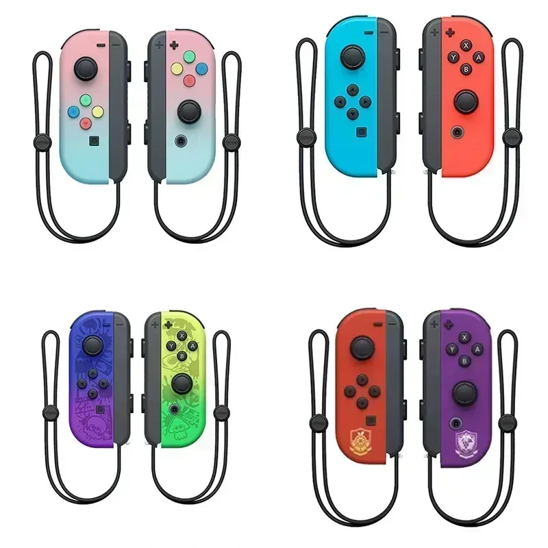 Switch Joy Pad Joy Con Joy Cons Joycons Controller Wireless Joystick Bluetooth Gamepad Con Cinghie Per Nintendo Switch Oled