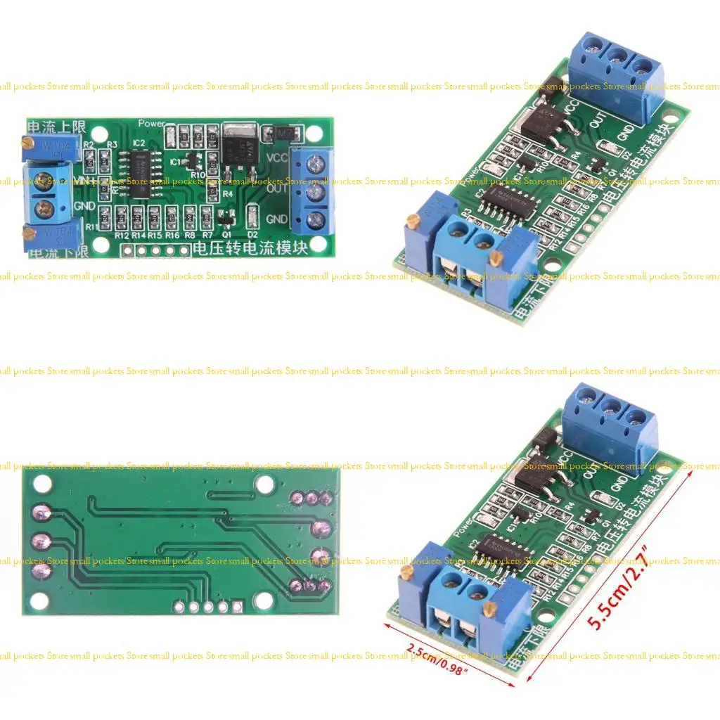 【Be worth】 R1WD to Current 0-5V to 4-20mA Linear Conversion,0-5V to 4-20mA Converter Linear Current Conversion Module.