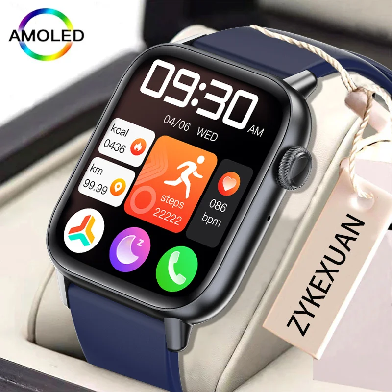 2023 Bluetooth Call Smart Watch Men 1.83 "HD True Blood Oxygen Body