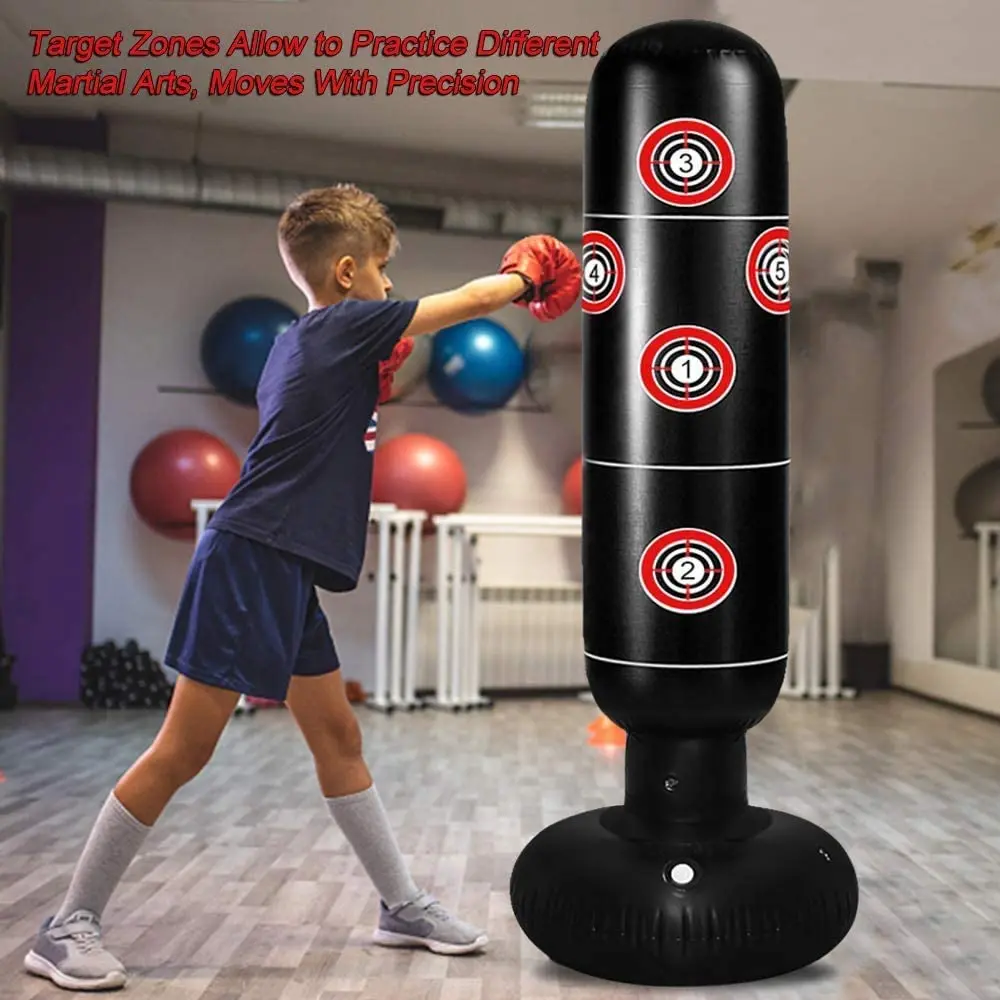 Free Standing Punching Bag Inflatable Punching Bag Punching Ball With Foot  Air