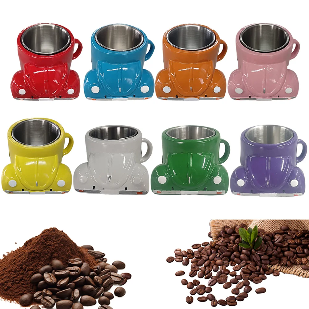Beetle Shaped Creative Coffee Mug Heat Resist Novelty Tea Cup Large Capacity Handmade Decoration Cup for Office Decoration Cup
