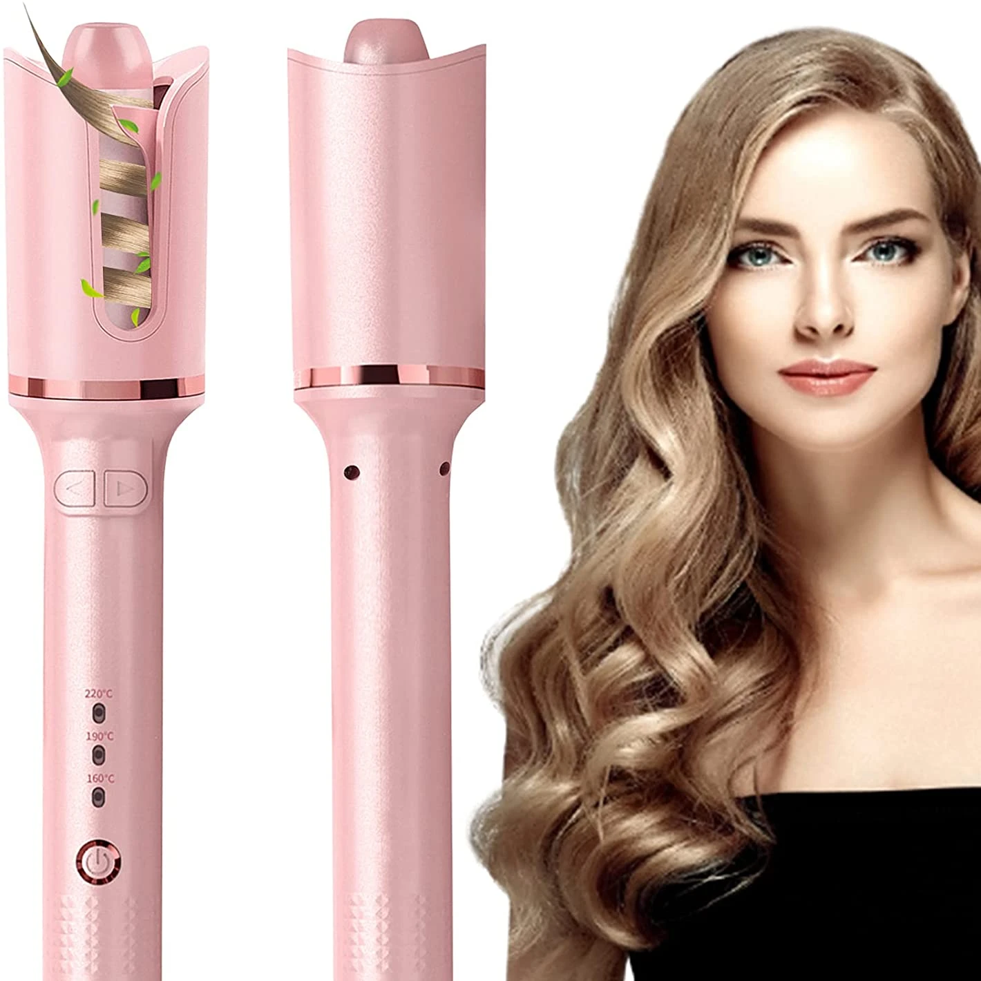 Ougu Ogu Full Automatic Spiral Electric Rotating Hair Curler Automatic  Electric Hair Curler Curling Iron Automatic Hair Curler - Hair Curler -  AliExpress