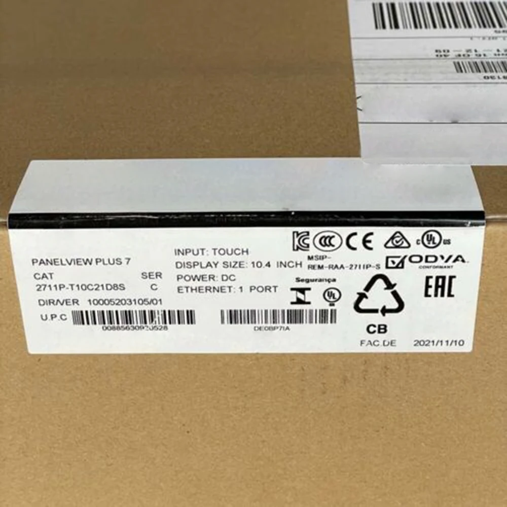

Новинка, сенсорный экран панели 2711P-T10C21D8S 2711PT10C21D8S для PanelView Plus 7 HMI в коробке