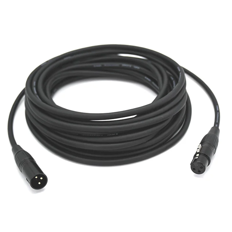 3-poliges 110 Ohm DMX-Beleuchtungssteuerkabel 1m 2m 3m 5m 8m 10m 15m 20m 30m 3-poliges DMX512-Signalkabel für LED-Beleuchtung – Detail 1