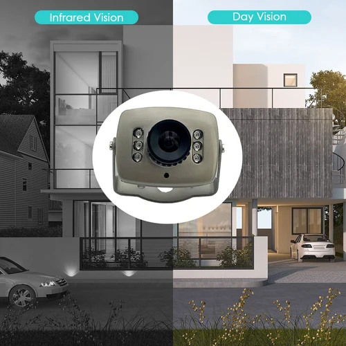 Uvusee CCTV 1/3, D/N 미니 감시 카메라, CMOS 1000TVL, 960H, 6 개, 주야간 IR LED, 6mm 보안 카메라 4