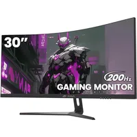 30" Curved Gaming Monitor, 144Hz/200Hz Ultrawide Computer Monitor, WFHD(2560 * 1080P) VA Screen,21:9,1500R,99% sRGB 1