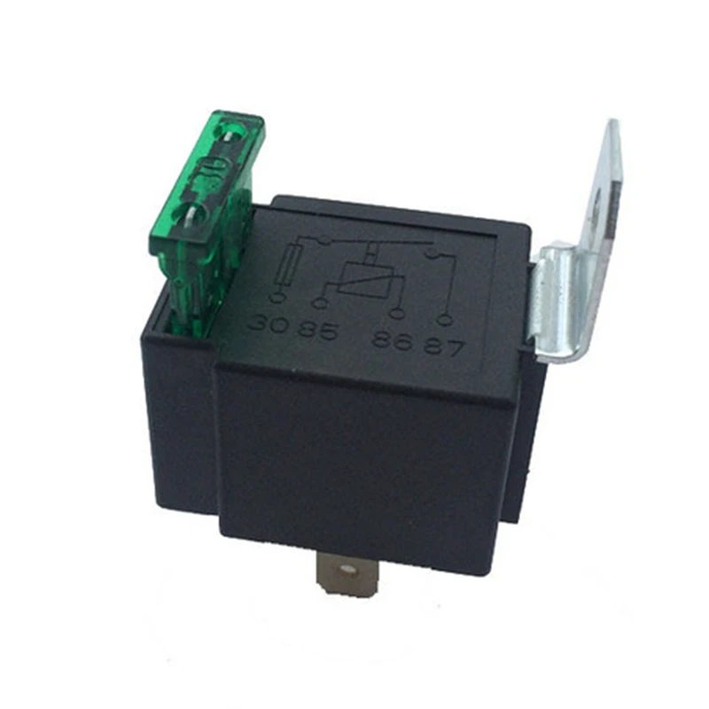 퓨즈 포함 자동차 릴레이, 코일 전압 VFSA30 DC12V 릴레이, 4 핀 12V/30A, 5 개