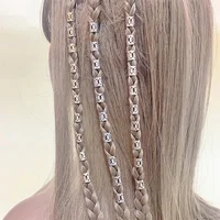 60 pièces Hiphop Dreadlocks anneaux de cheveux perles Clips tresse africaine spirale épingle à cheveux perles pour femmes filles tresses accessoires Rose doré 3