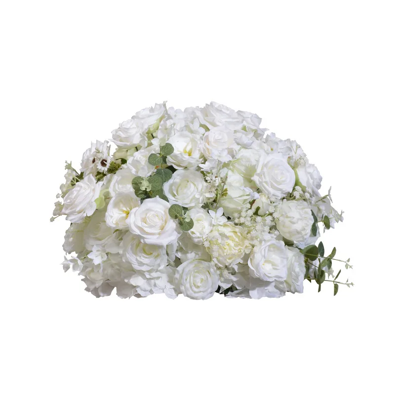 80cm Embroidered Rose Ball Decor 6
