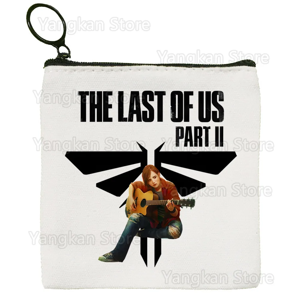 Coin purse coin wallet Fireflies The Last Of Us Canvas Coin Purse Key Case Lady Bag Coin Storage Bag