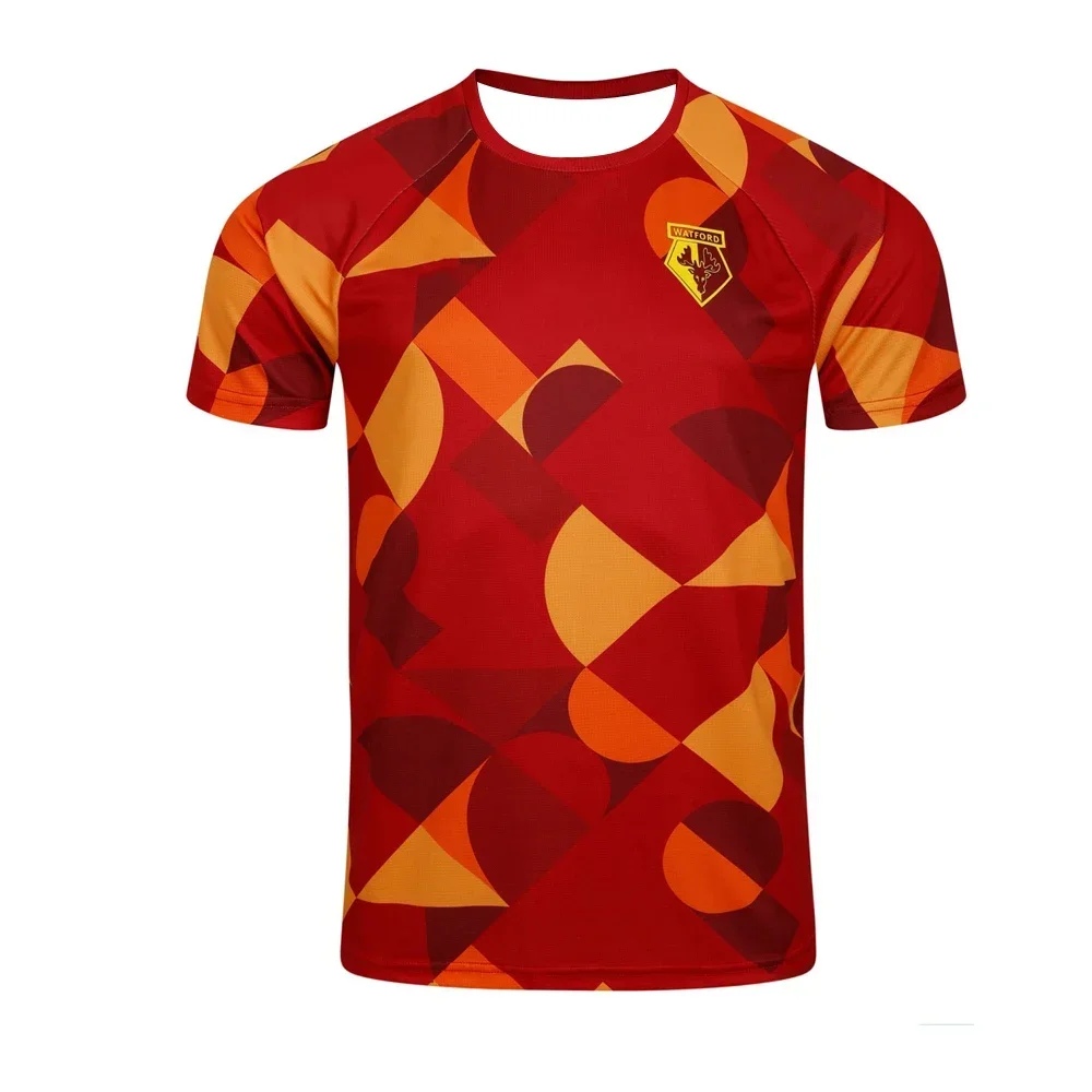 Men's Streetwear Watford FC Football High Quality 3D Printed Quick Drying Breathable for Men/Women Short Sleeve T-shirt 4