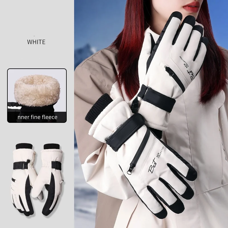 Cut Resistant Gloves Winter Ski Gloves Men Women Waterproof Ultralight Snowboard Gloves Motorcycle Riding Snow Keep Warm Windproof