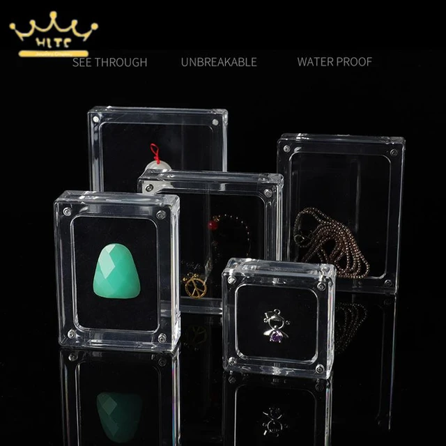 Display Box Glass Storage Tray  Glass Storage Jewelry Box - Transparent Jewelry  Box - Aliexpress