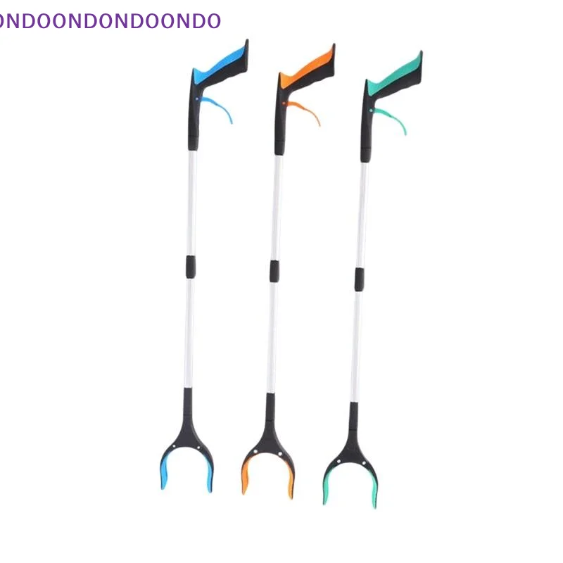 쓰레기 집게 360도 회전 접이식 연장 핸들 그랩퍼 도구 (사무실, 가정용 쓰레기 수거 작업)