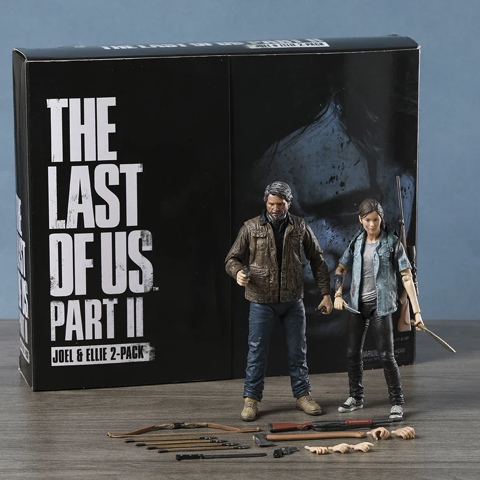Neca the last of usアクションフィギュア、パートii、ジョエルと