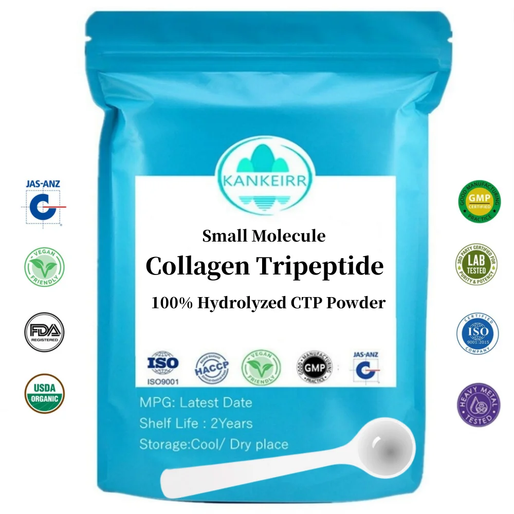 501000g100HydrolyzedCTPCollagenTripeptidePowderFoodCosmetic