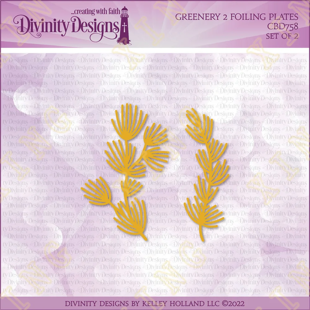 

Metal Hot Foil 2022 New Arrival Mold Decoration for Diy Scrapbook Paper Craft Knife Mould Hot Sale Greenery 2 Foiling Plates