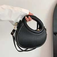 Sacs à bandoulière chics à rayures pour femmes, sac à main élégant en cuir synthétique, sac à main, sac à bandoulière de luxe pour un usage quotidien 1